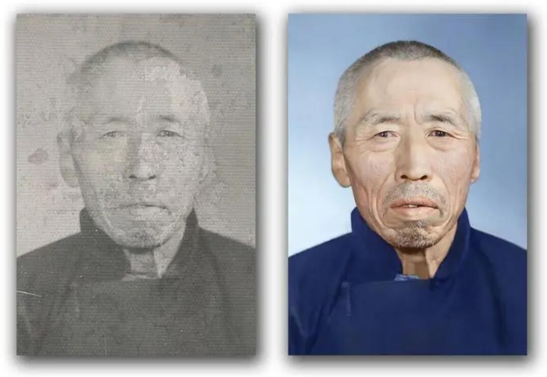 石岐区街道破损照片修复-56